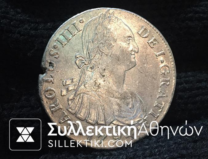 PERU 8 Real 1794 UNC